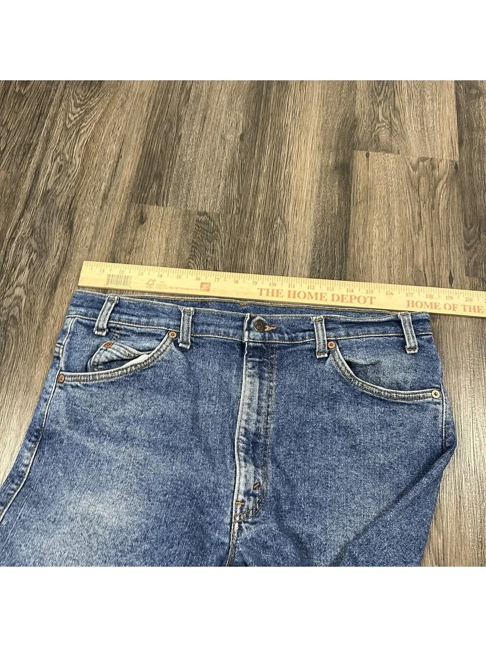 Vintage Levis Jeans Mens 36x30 Blue Denim 505 Orange Tab Straight American 90s